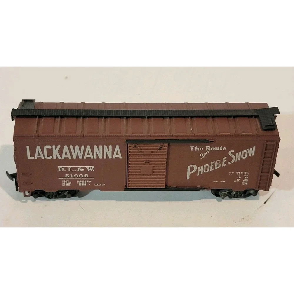 Vintage Ho‎ Scale DL&W Box Car #51999 Lackawanna The Route of Phoebe Snow Model